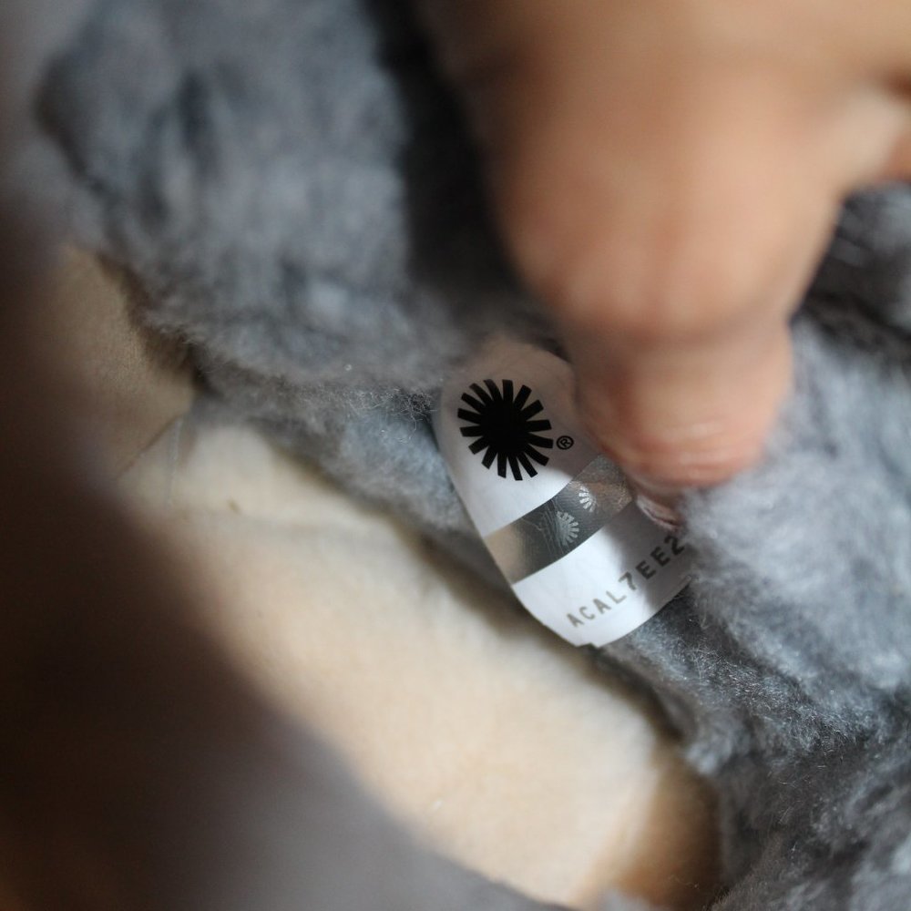 Nib Ugg Mini Fluff Hi Low Suede Shearling Boots G… - image 7